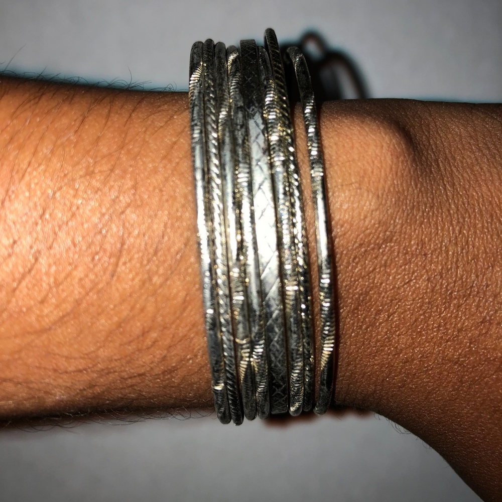 Silver Bangles